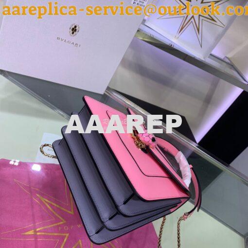 Replica Bvlgari Serpenti Forever Flap Cover Bag "Pop Wishes" 287559 Co 4