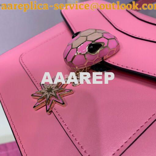 Replica Bvlgari Serpenti Forever Flap Cover Bag "Pop Wishes" 287559 Co 5