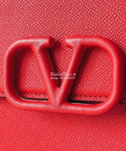 Replica Valentino Vsling Grainy Calfskin Shoulder Bag SW0B0F0 Red 2