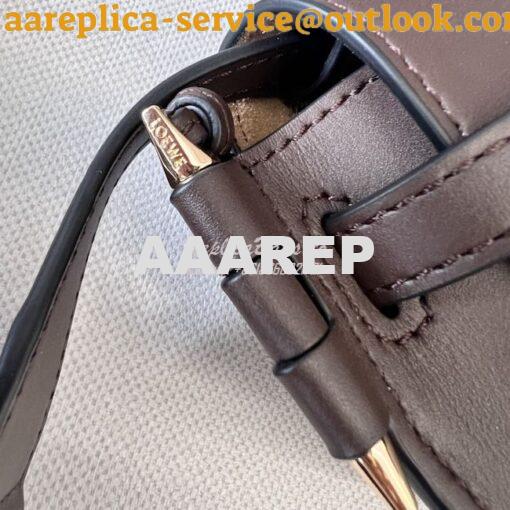 Replica Loewe Mini / Small Gate Dual bag in soft calfskin and jacquard 6