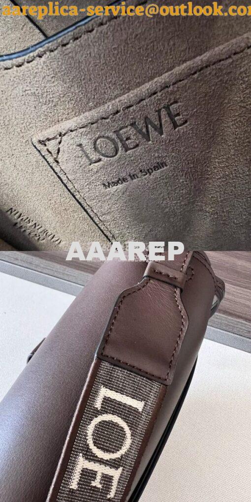Replica Loewe Mini / Small Gate Dual bag in soft calfskin and jacquard 18
