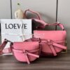 Replica Loewe Mini / Small Gate Dual bag in soft calfskin and jacquard 21