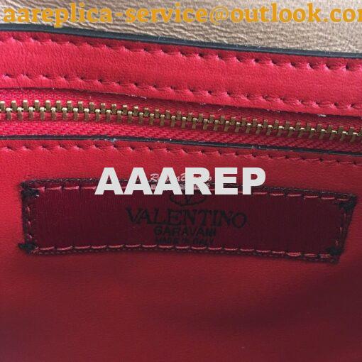 Replica Valentino Garavani Rockstud Spike Quilted Leather Chain bag in 6