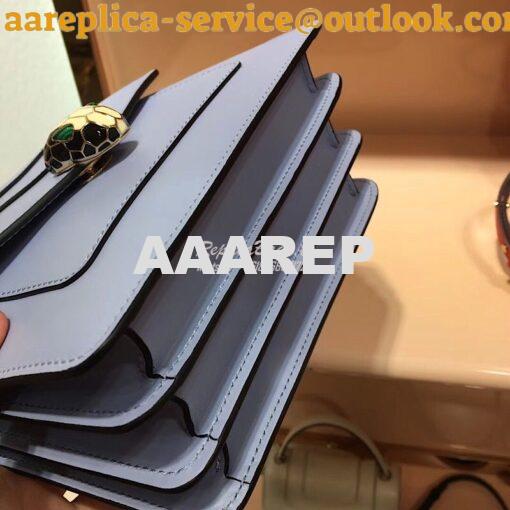Replica Bvlgari Serpenti Forever Flap Cover Bag with Handle 284537 Bab 7