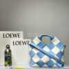Replica Loewe Woven Basket Bag 66081 White/Pink 10