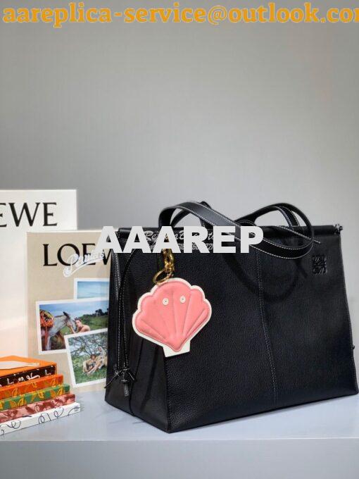 Replica Loewe Cushion Tote Bag 66025 Black 4