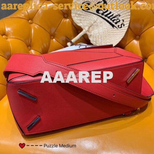 Replica Loewe Medium Puzzle Bag 63350 Red 5