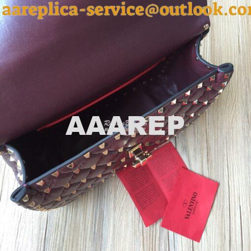 Replica Valentino Garavani Rockstud Spike Quilted Leather Chain bag Wi 10