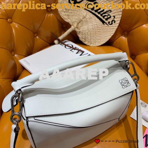 Replica Loewe Puzzle Small Bag 98895 White 4