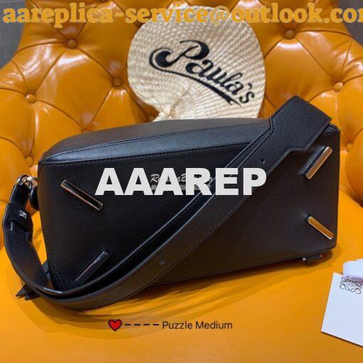 Replica Loewe Medium Puzzle Bag 63350 Black 12