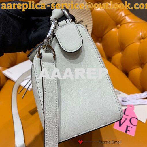 Replica Loewe Puzzle Small Bag 98895 White 7