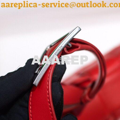 Replica Bottega Veneta BV Padded Cassette Bag in Red Lambskin 591970v 7