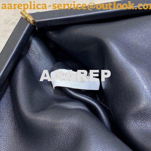 Replica Bottega Veneta Angular Clutch Bag 622712 Black 8