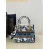 Replica Dior Mini Book Tote With Strap White Toile de Jouy Mexico Embr 13