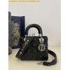 Replica Dior My ABCdior Lady Dior Bag M0538 Silver Hardware Black Cann