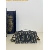 Replica Dior CD Signature Mini Bag Blue Oblique Jacquard S2209