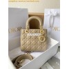 Replica Dior My ABCdior Lady Dior Bag M0538 Sand-Colored Cannage Lambs