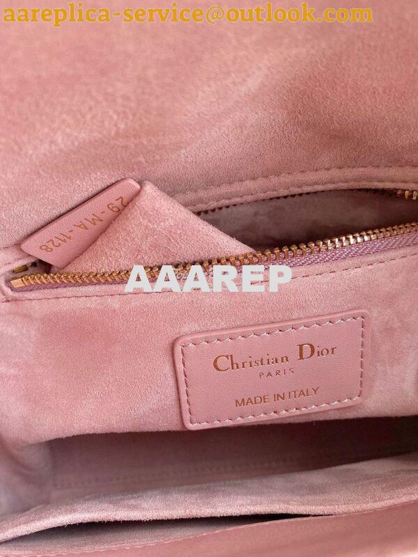 Replica Dior My ABCdior Lady Dior Bag M0538 Antique Pink Cannage Lambs 9