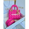 Replica Dior My ABCdior Lady Dior Bag M0538 Rani Pink Cannage Lambskin