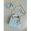 Replica Dior Miss Dior Mini Bag Green Cannage Patent Calfskin S0980O 11