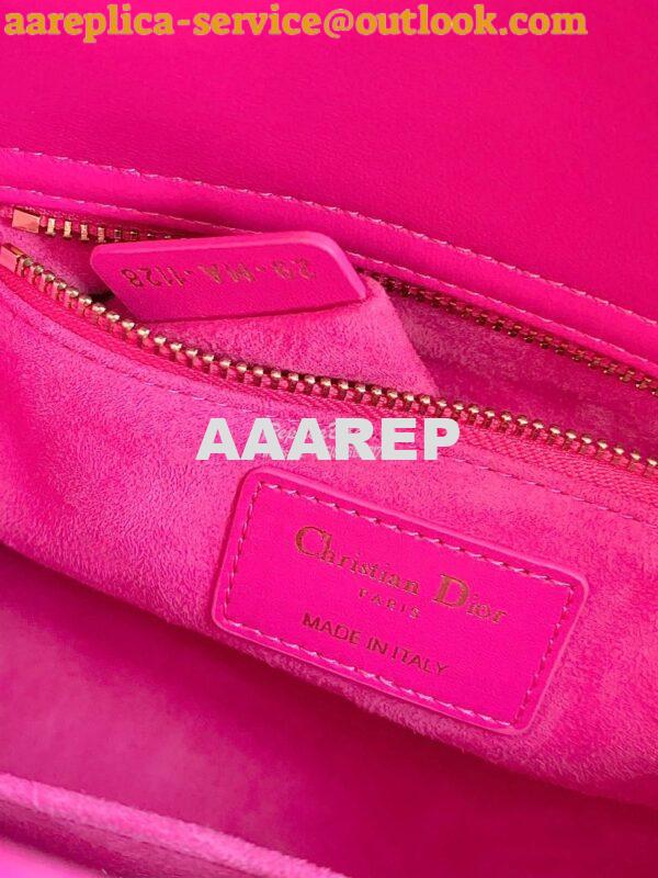 Replica Dior My ABCdior Lady Dior Bag M0538 Rani Pink Cannage Lambskin 9