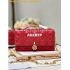Replica Dior Miss Dior Mini Bag Red Cannage Lambskin S0980O
