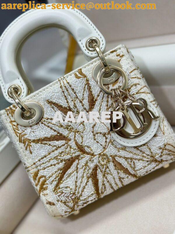 Replica Dior Limited Edition Micro Lady Dior Bag Lambskin and Satin Be 3