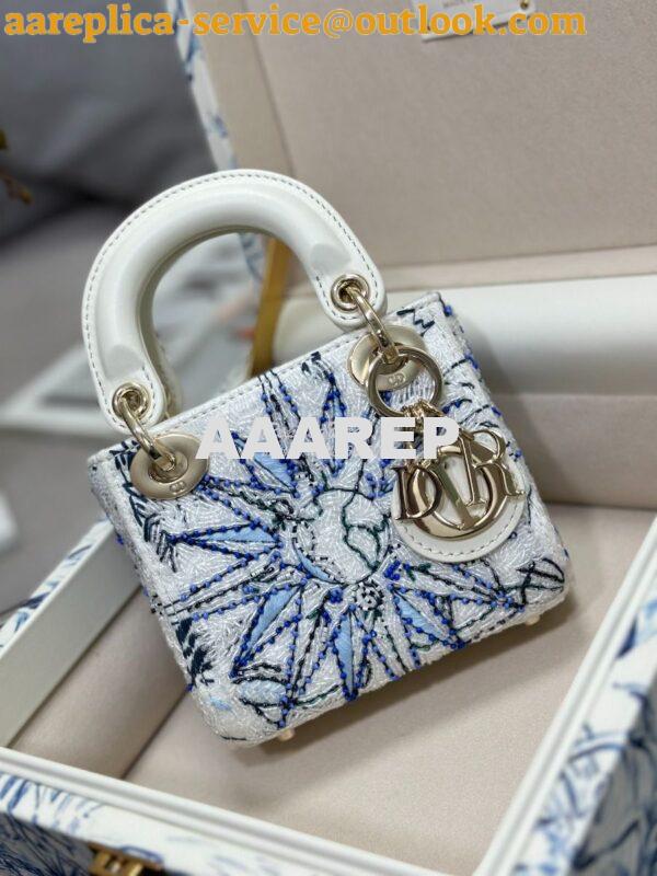 Replica Dior Limited Edition Micro Lady Dior Bag Lambskin and Satin Be 3