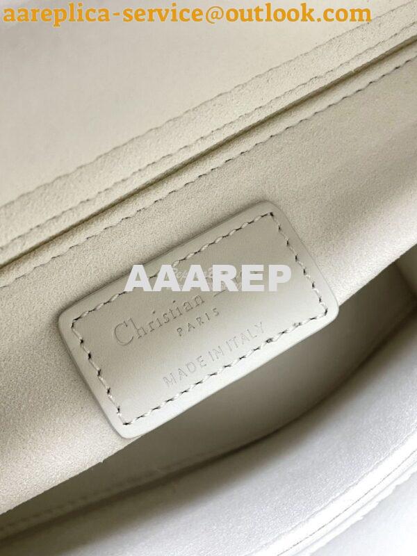 Replica Dior Lady Dior My ABCdior Bag in Latte Ultramatte Cannage Calf 8