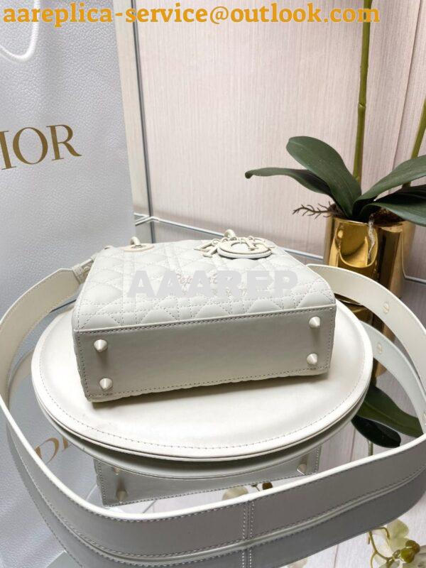 Replica Dior Lady Dior My ABCdior Bag in Latte Ultramatte Cannage Calf 9