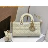 Replica Dior Lady D-Joy Bag Patent Cannage Calfskin M0540O Light Beige 10