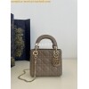Replica Mini Lady Dior Bag Quilted Natural Lambskin Leather with Tonal