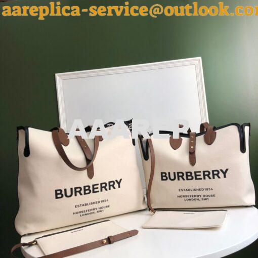 Replica Burberry The Large Soft Cotton Canvas Belt Bag 80313191 Malt B 2