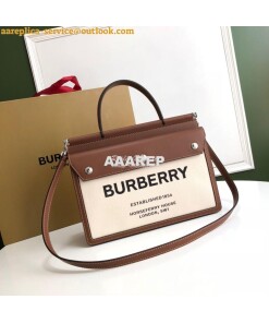 Replica Burberry Small Horseferry Print Title Bag with Pocket Detail 8