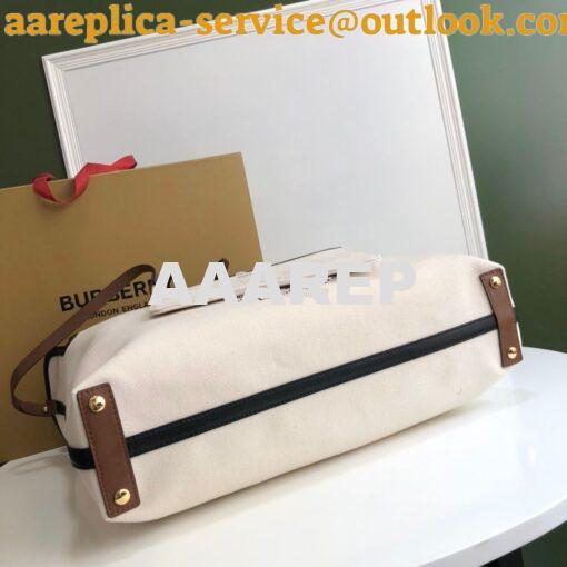 Replica Burberry The Large Soft Cotton Canvas Belt Bag 80313191 Malt B 11