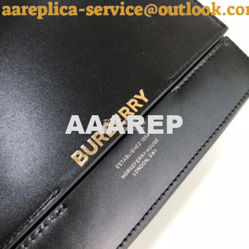Replica Burberry Small Leather Grace Bag 80119721 Black 3