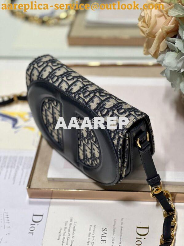 Replica Dior CD Signature Bag With Strap CD-Embossed Box Calfskin M928 3