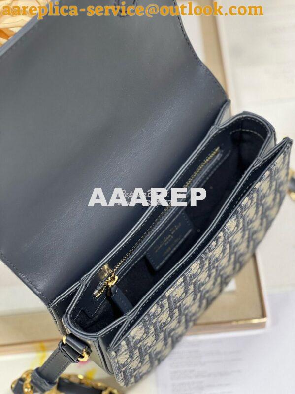 Replica Dior CD Signature Bag With Strap CD-Embossed Box Calfskin M928 6