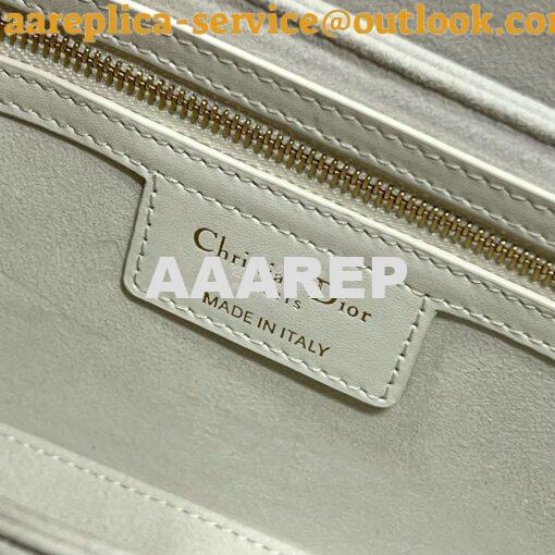 Replica Dior CD Signature Bag With Strap CD-Embossed Box Calfskin M928 8