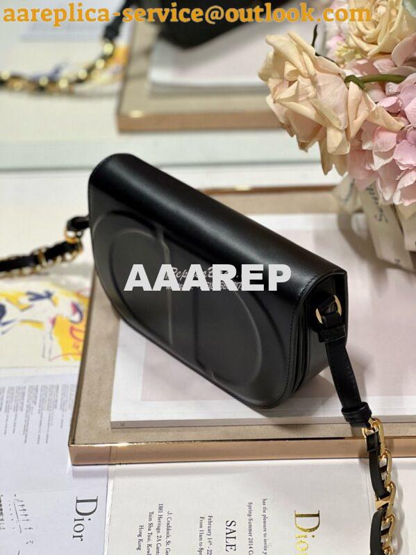Replica Dior CD Signature Bag With Strap CD-Embossed Box Calfskin M928 2