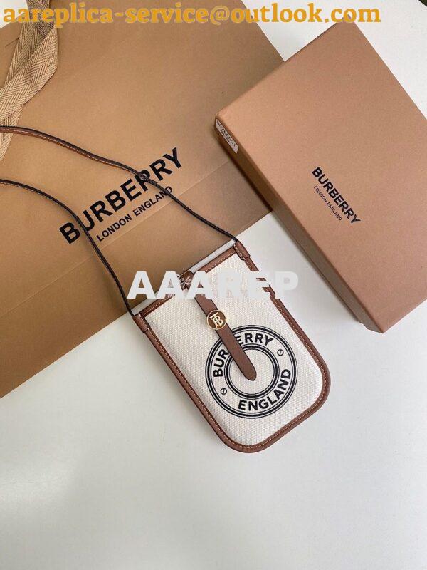 Replica Burberry canvas Phone Case with Strap 80267361 2