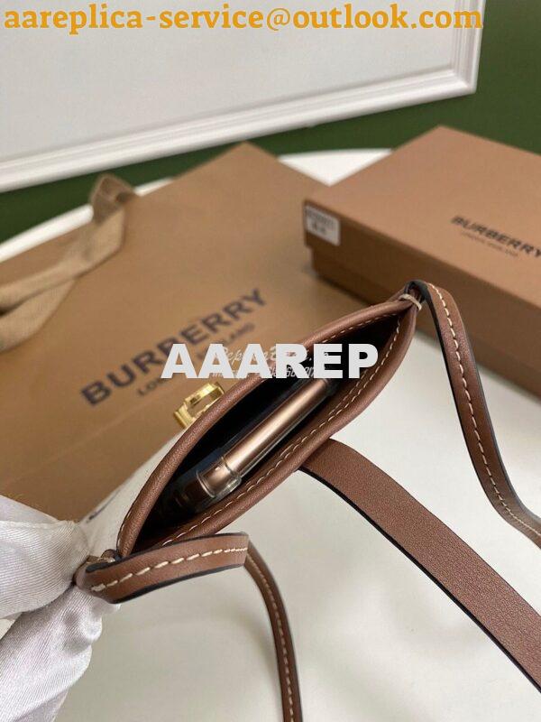 Replica Burberry canvas Phone Case with Strap 80267361 9