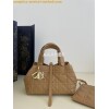 Replica Dior Small Toujours Bag in Macrocannage Calfskin M2822O Black 11