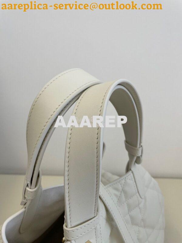 Replica Dior Medium Toujours Bag in Macrocannage Calfskin M2821O Latte 3