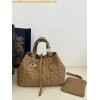 Replica Dior Medium Toujours Bag in Macrocannage Calfskin M2821O Black 12
