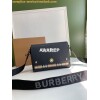 Replica Burberry Grainy Leather Note Crossbody Bag 80174621 Camel 11