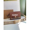 Replica Burberry The Small Banner in Leather and House Check Brown 17