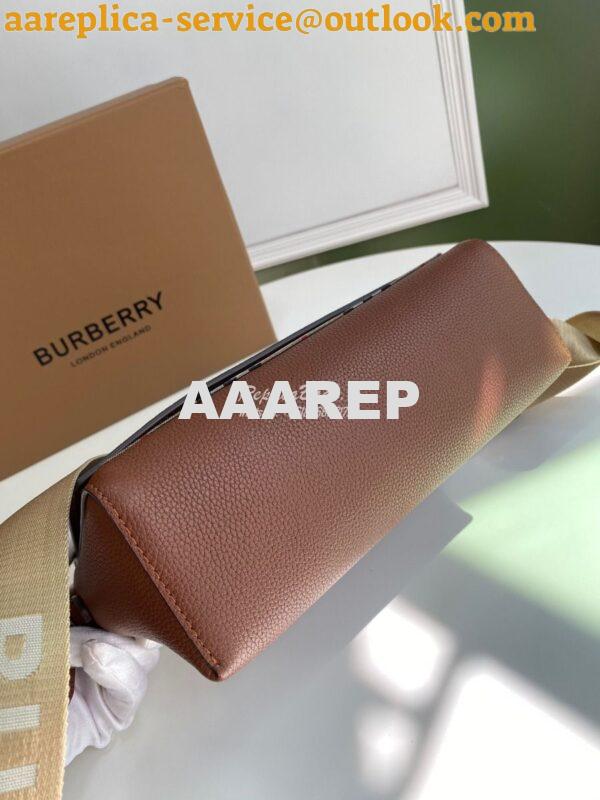 Replica Burberry Leather and Vintage Check Note Crossbody Bag 80211111 8