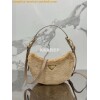 Replica Prada Odette Shearling Mini-bag 1BH208 Écru/Noisette 15