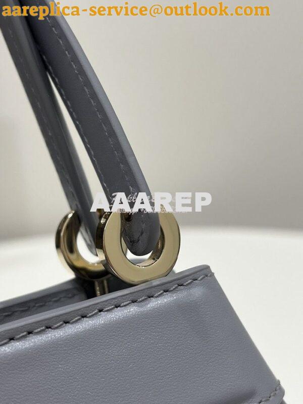Replica Dior Small Key Bag Grey Box Calfskin M1844 5